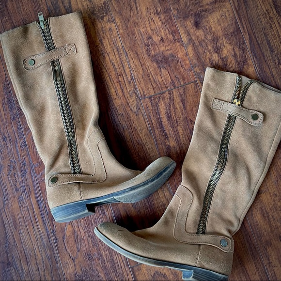 NineWest Suede Zipper Boots - Picture 5 of 5